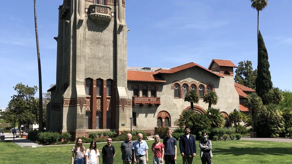 THI Studierende auf dem Campus der SJSU